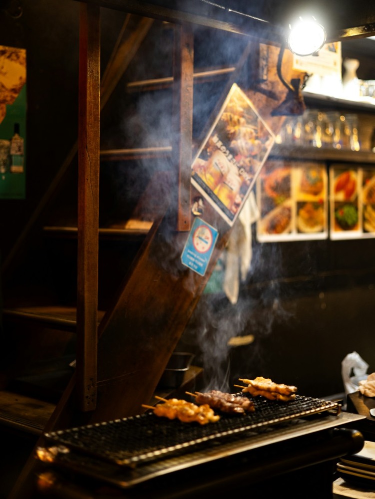 送られた写真: 焼き鳥